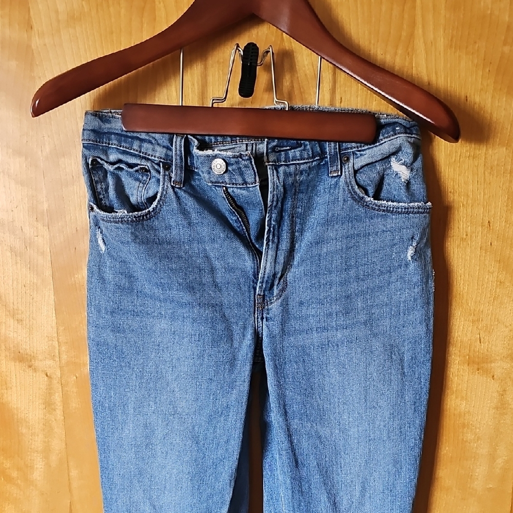 Abercrombie & Fitch Blue Straight Leg Jeans